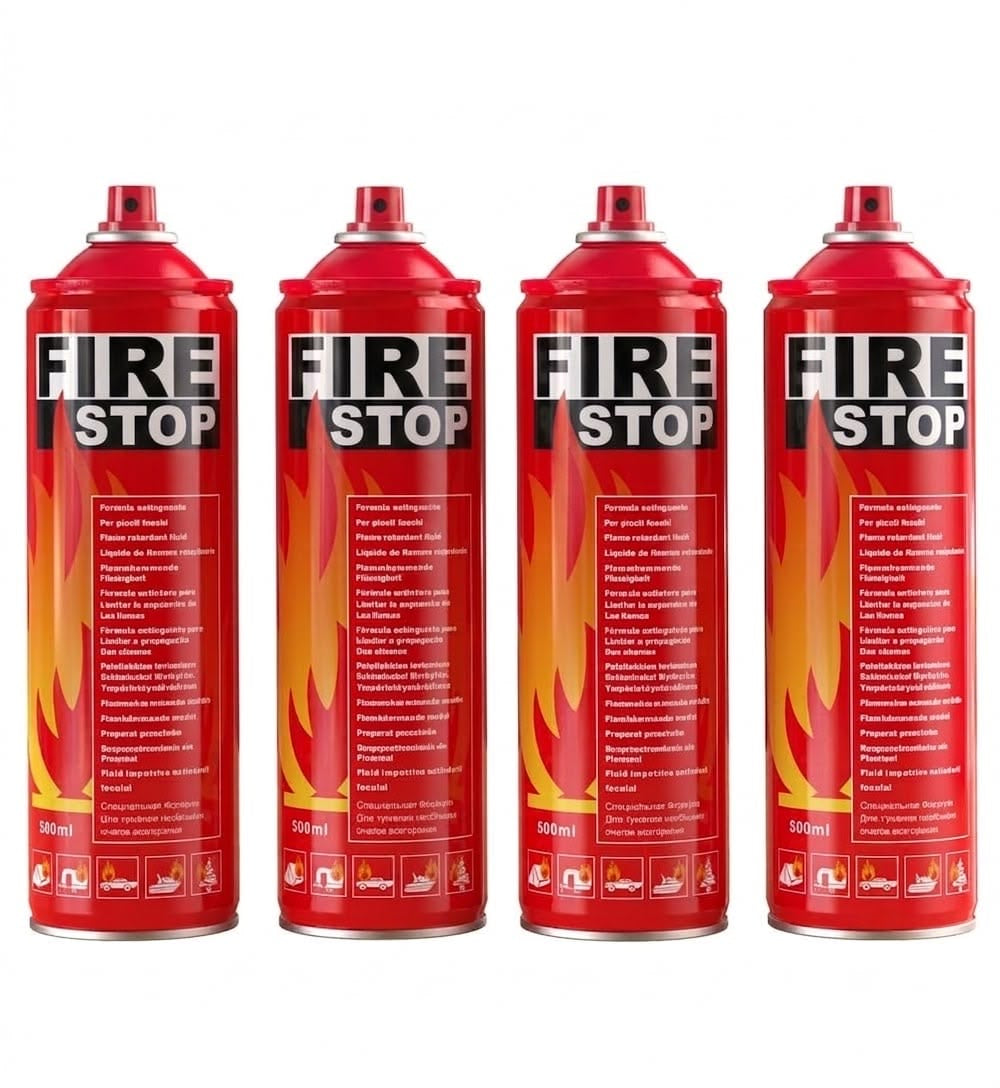Dry Powder Fire Extinguisher – Refillable | For Cars & Vehicles